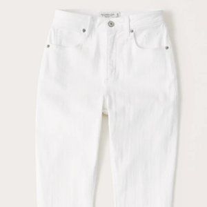 Abercrombie Curve Love White Jeans (26)